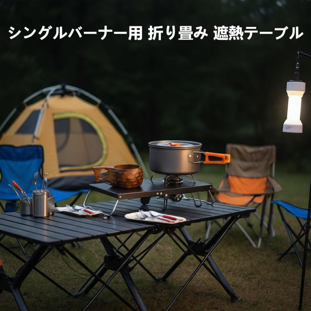 Amazon | QuickYen 遮熱テーブル コンパクト 折りたたみテーブル